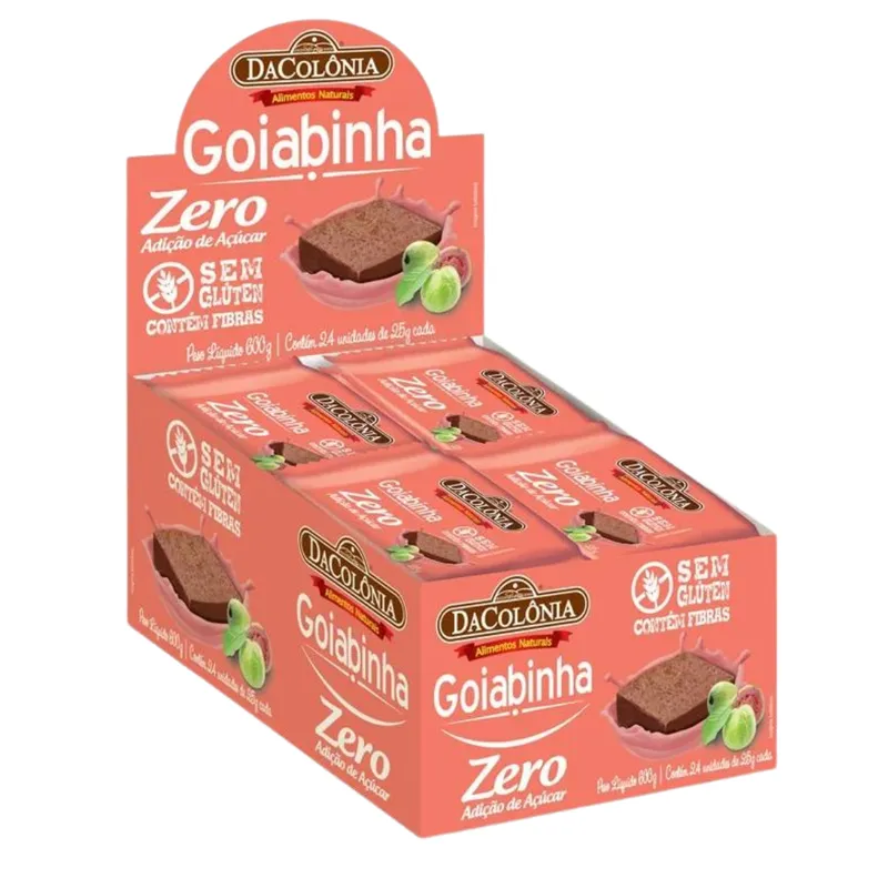 GOIABINHA ZERO AÇÚCAR 24X25G DaColonia