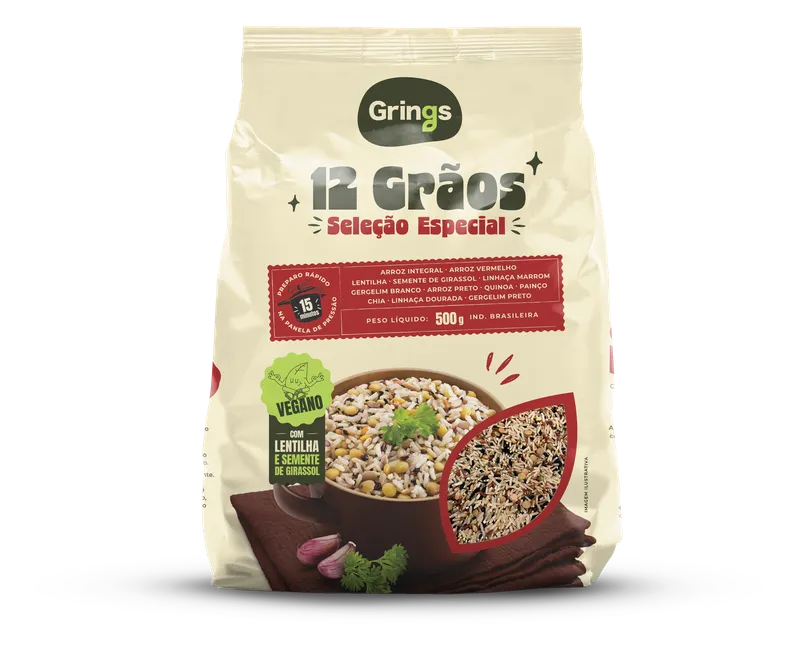 ARROZ 12 GRÃOS SELEÇÃO ESPECIAL 500G GRINGS