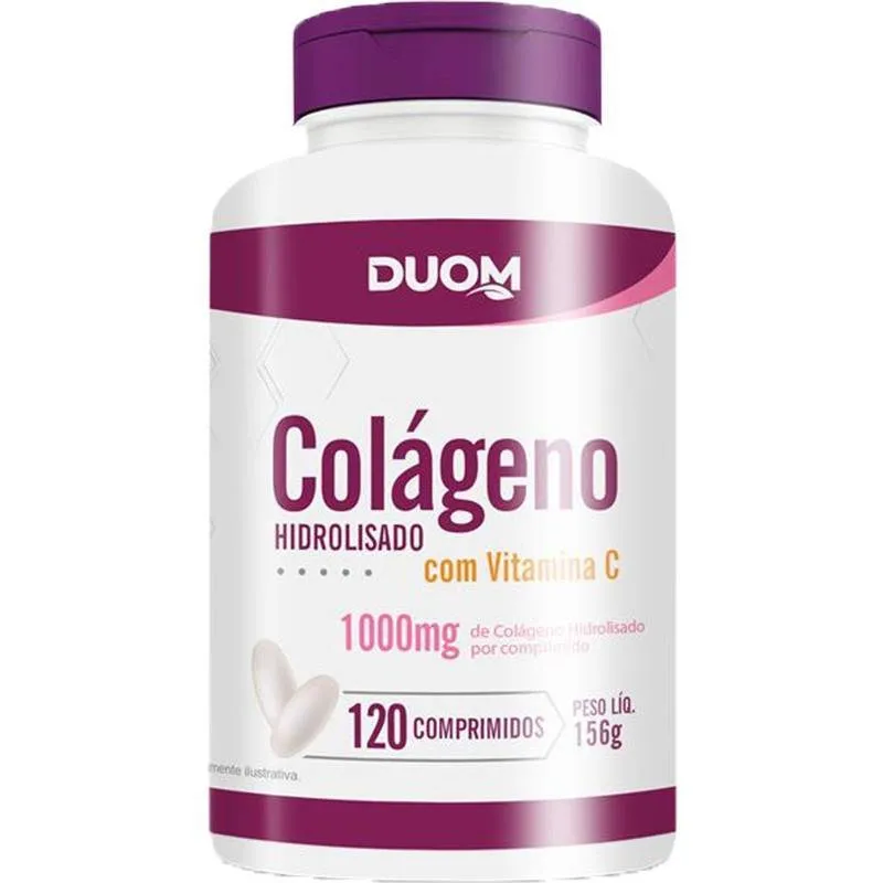 COLAGENO HIDROLISADO C/ VIT. C 1000MG 120caps DUOM