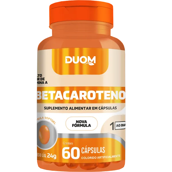 BETACAROTENO 60caps DUOM