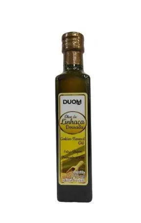 Óleo de Linhaça Dourada Extra Virgem Prensado a Frio 250ML DUOM