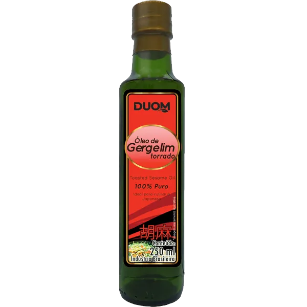 ÓLEO DE GERGELIM TORRADA 250ml DUOM