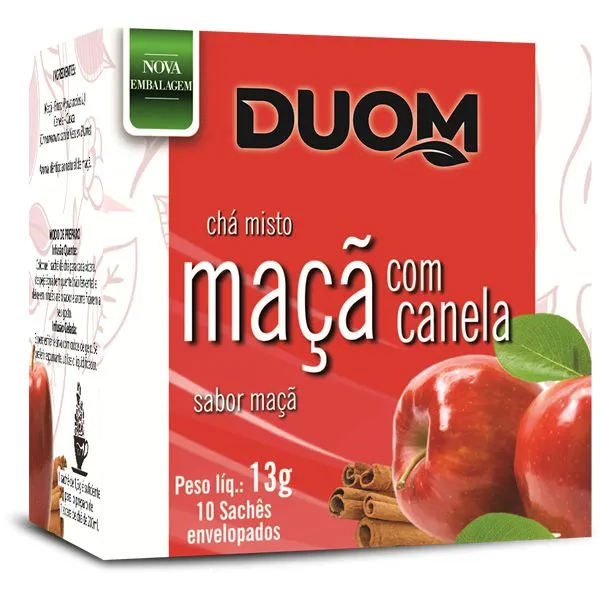 CHÁ MAÇÃ/CANELA DUOM