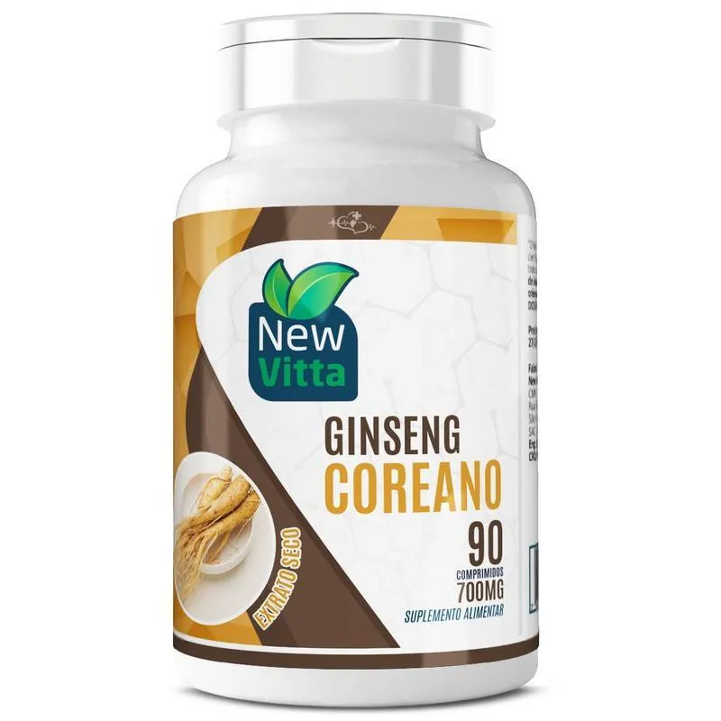 Ginseng Coreano 700MG 90comp NEW VITTA