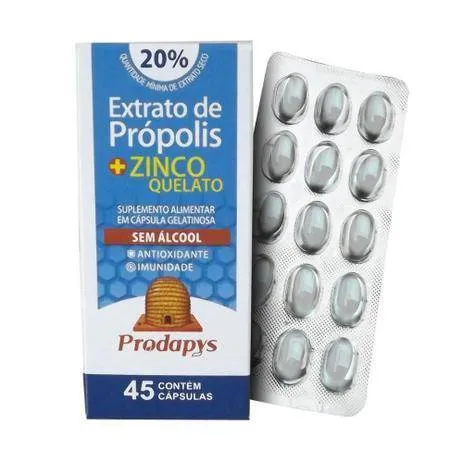 EXTRATO PRÓPOLIS + ZINCO QUELATO Prodapys