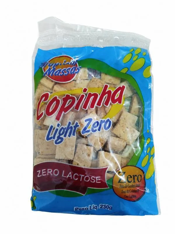 Bolacha Copinha Zero Lactose 230g Tropical Massas