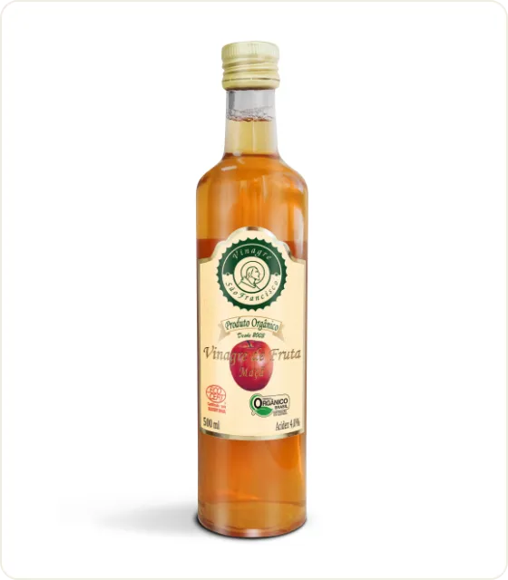 Vinagre de Maçã 4,0% Orgânico 500ml São Francisco