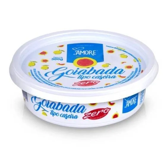 Goiabada de Corte Tipo Caseira Amore Redonda Zero 300G