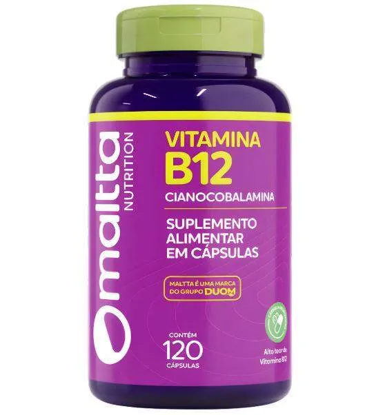 Vitamina B12 Cianocobalamina 120 caps Duom