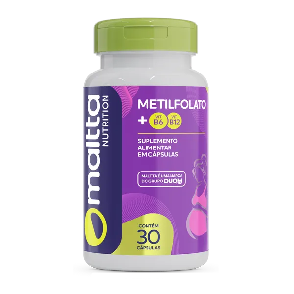 Metilfolato + B6 + B12 30caps Maltta - Grupo Duom