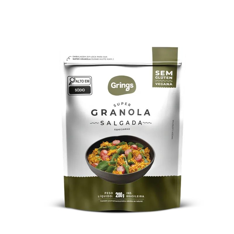 Super Granola Salgada 200g Grings