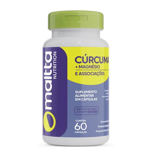 Cúrcuma + Magnésio 60caps DUOM