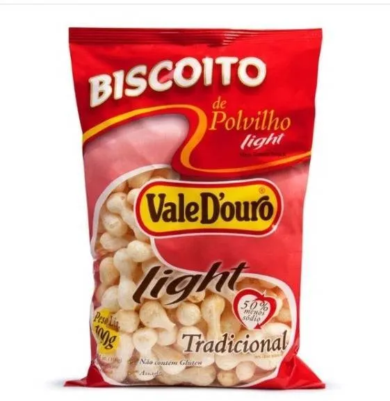 Biscoito de Polvilho Light Sem Glúten 100g ValeD'ouro