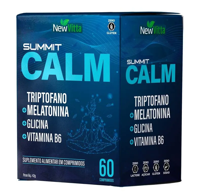 CALM (Triptofano+Melatonina+Glicina+Vitamina B6) 60Comp. New Vitta