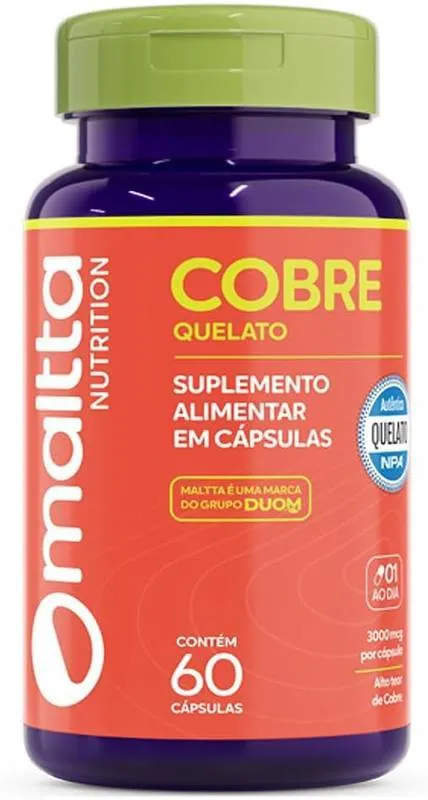 Cobre Quelato 60cap Duom