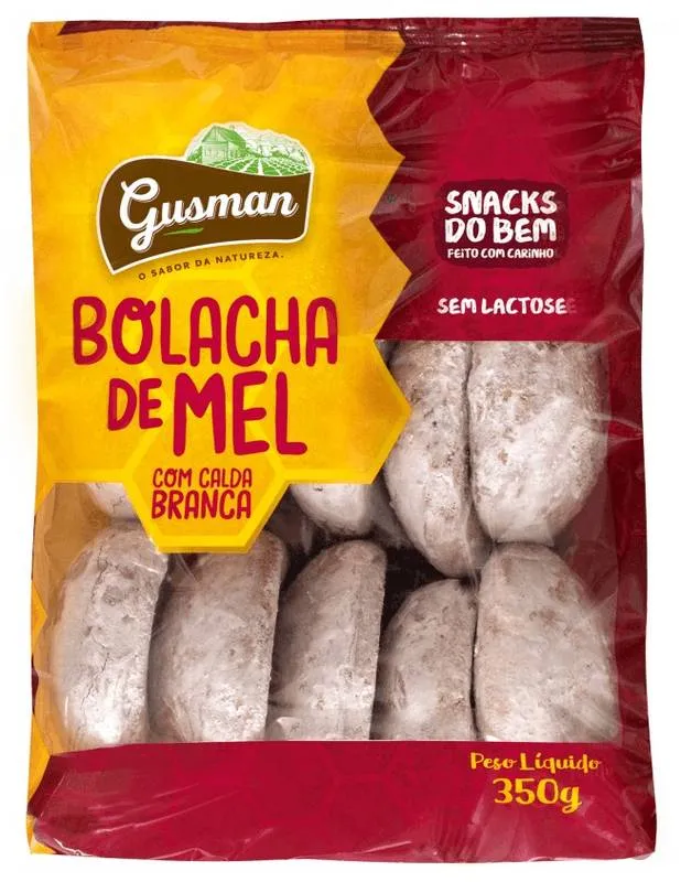 Bolacha de Mel c/ Calda Branca S/ Lactose 350g Gurman