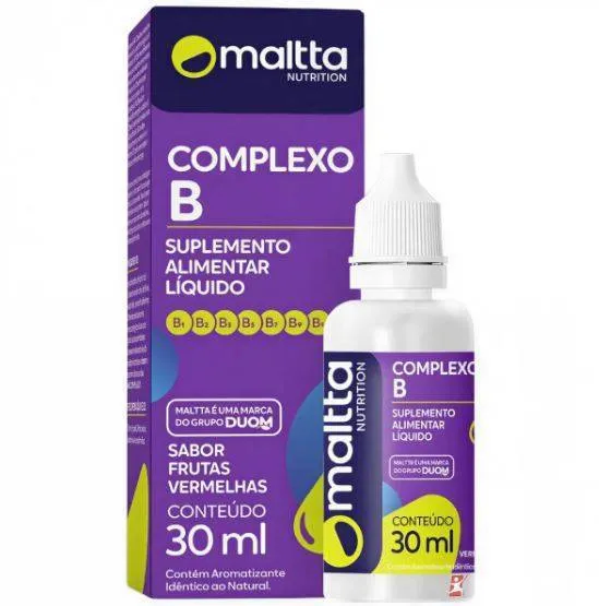 Complexo B em Gotas Sabor Frutas Vermelhas 30ml Duom