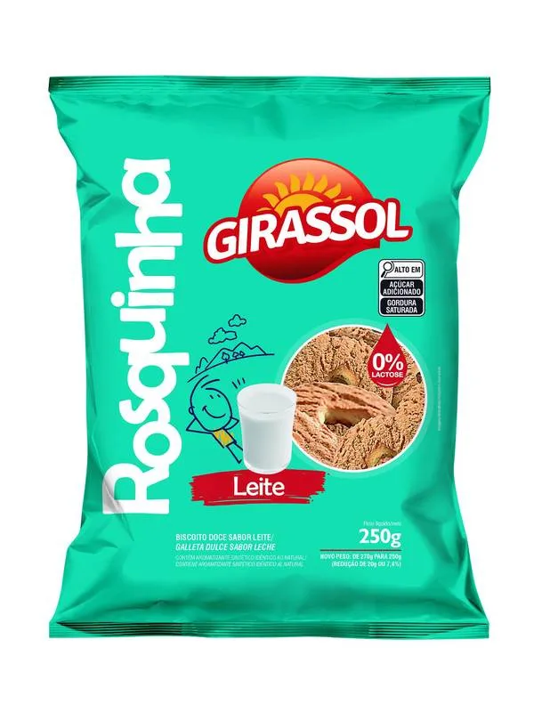 Rosquinha Leite Zero Lactose 270g Girassol