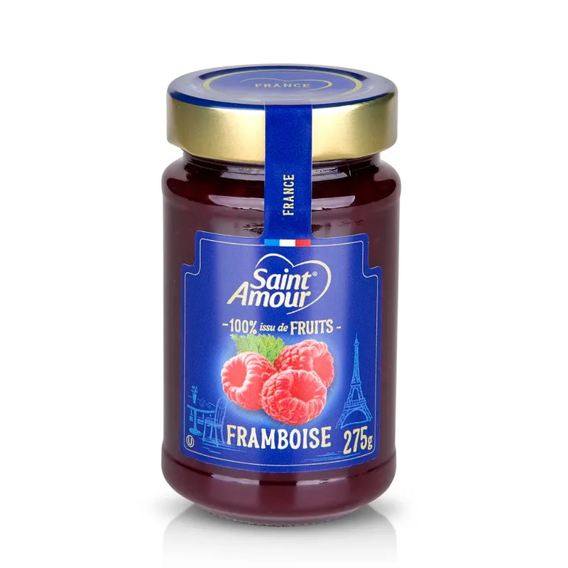 Geleia de Framboesa Zero Adição de Açúcar 275g Saint Amour
