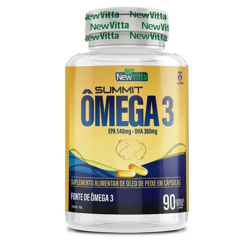 Ômega 3 EPA 540mg DHA 360mg 90caps New Vitta