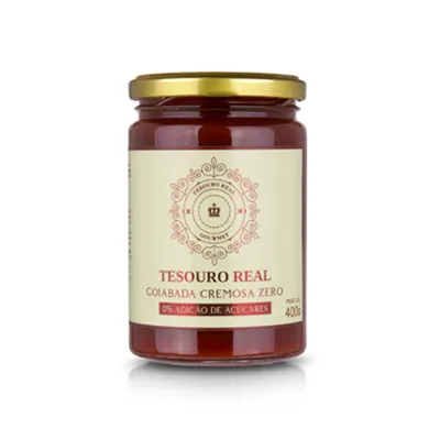 Goiabada Cremosa Zero Açúcar 400g Tesouro Real