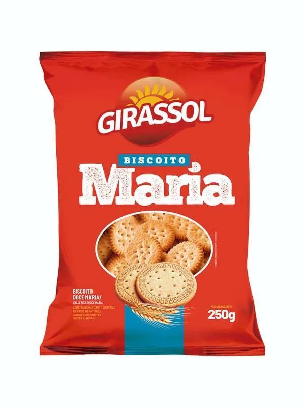 Biscoito Maria Tradicional Mini 250g Girassol