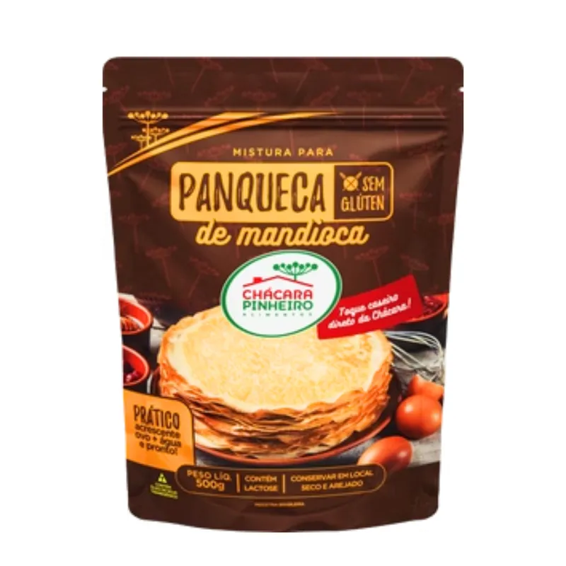 Panqueca de Mandioca Sem Glúten 500g Chácara Pinheiro
