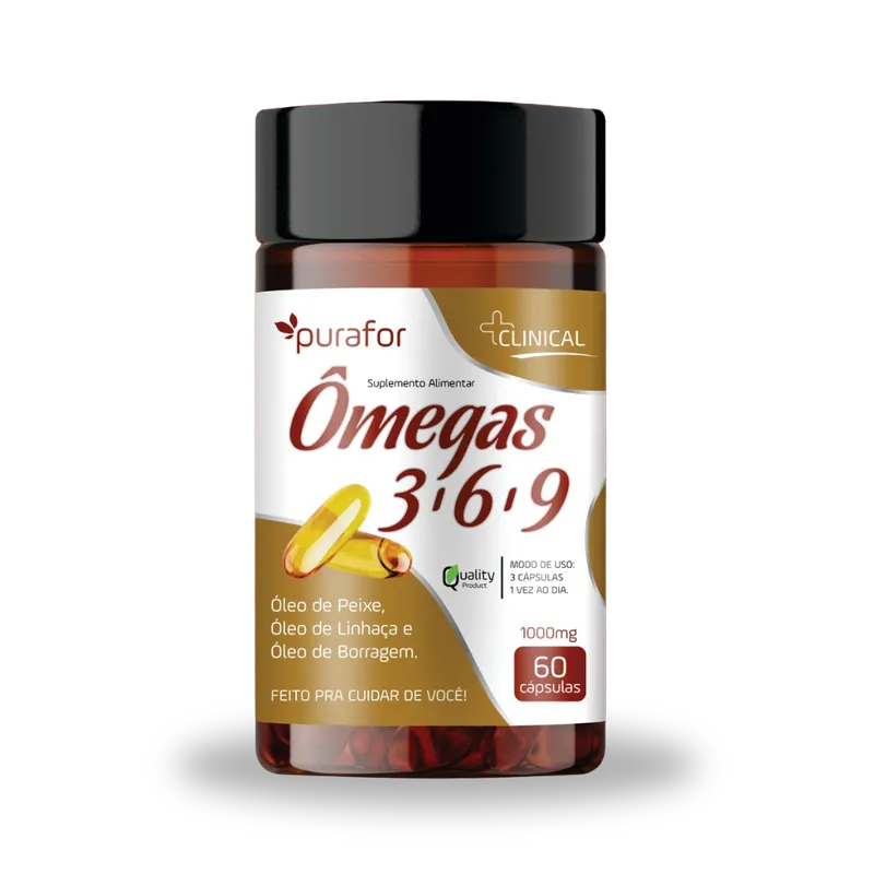 Ômega 3 1g IFOS 60caps Purafor