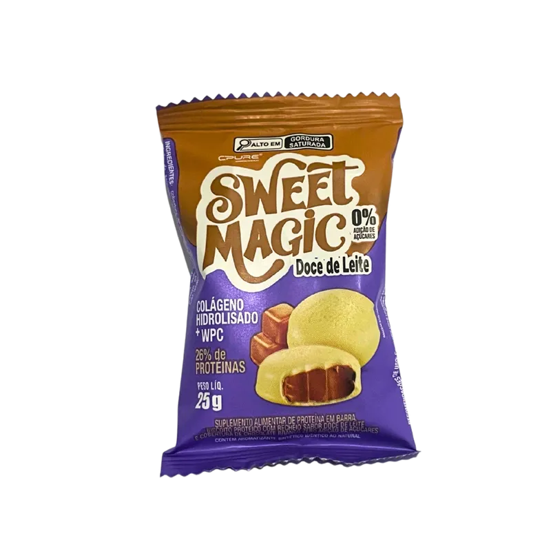 Sweet Magic Doce de Leite + Colageno Hidrol. 4g de Proteína Zero Açúcar 20g Canibal