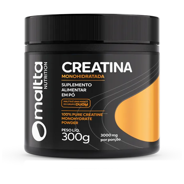 Creatina Monohidratada 100% Pura 300g - 100 porções Maltta