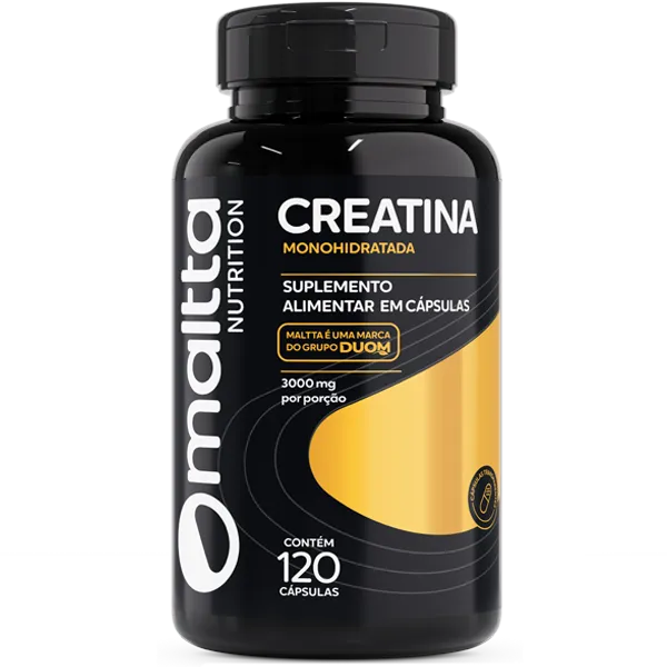 Creatina Monohidratada 100% Pura 120caps Maltta