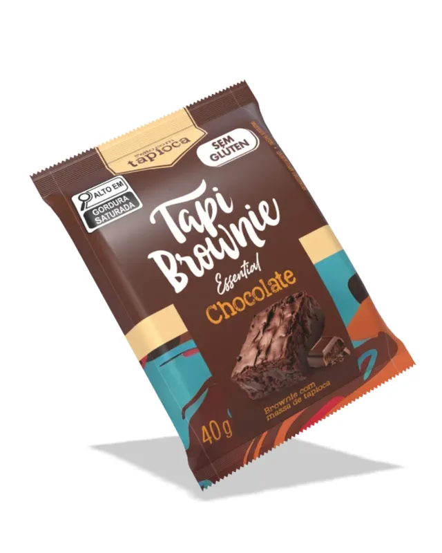 Tapi Brownie Essential Chocolate Sem Glúten 40g TapiFoods