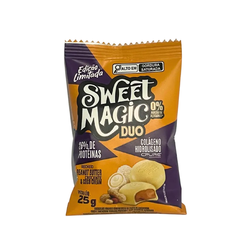 Sweet Magic Duo Amendoim e Coco + Colag. Hidrolisado 25g Canibal Inc