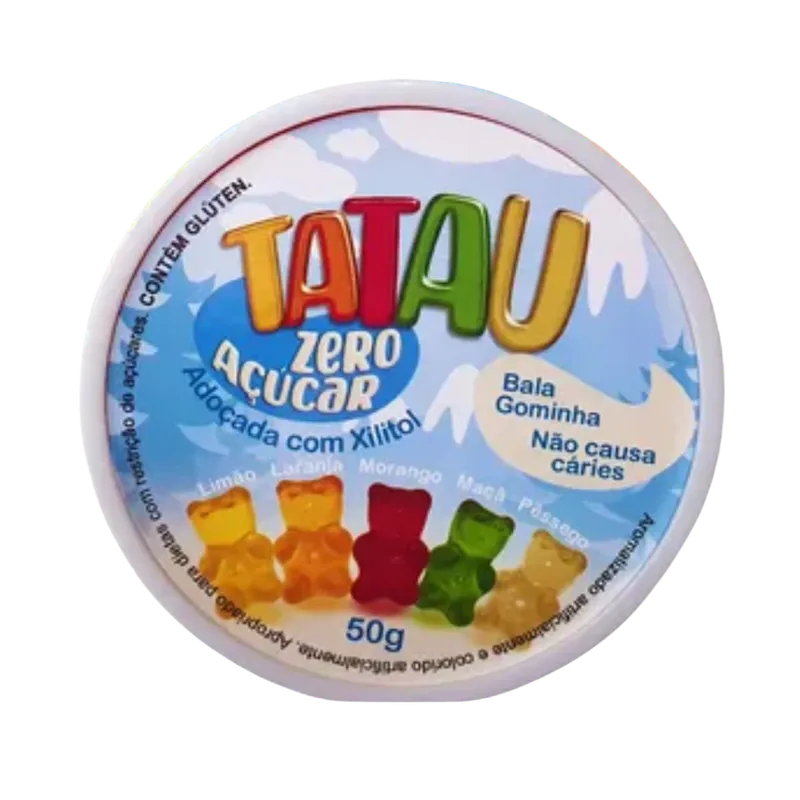 Tatau Gominha Zero Açúcar Lata 50g