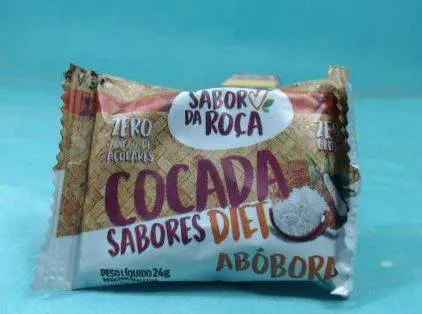 COCADA C/ ABOBORA ZERO 24G SABOR DA ROÇA