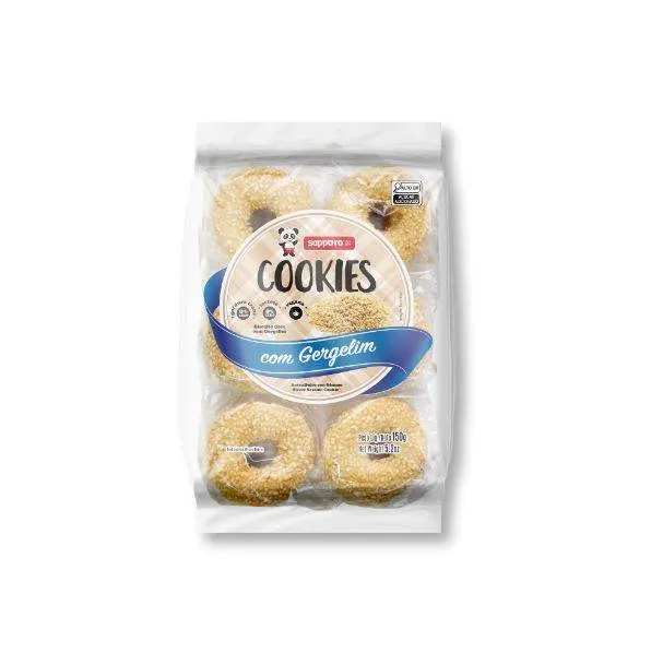 ROSQUINHA COOKIES COM GERGELIM 150G SAPPORO