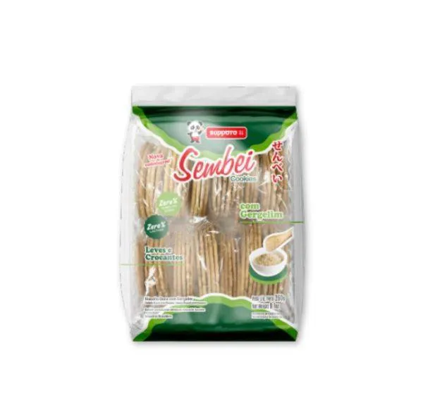 COOKIE SEMBEI COM GERGELIM 260G SAPPORO