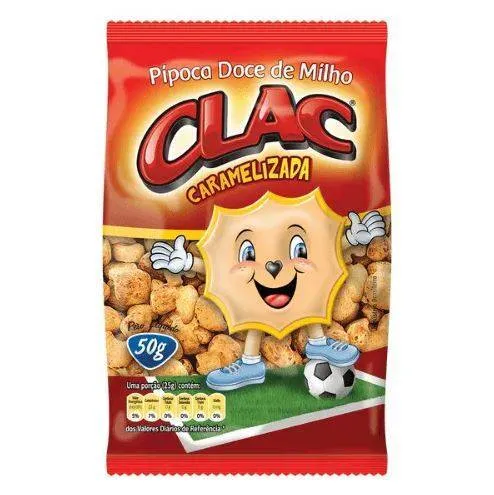 PIPOCA CLAC CARAMELIZADA 50G
